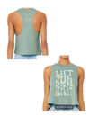 [Pre-Order] TLM RACERBACK CROP: DUSTY BLUE