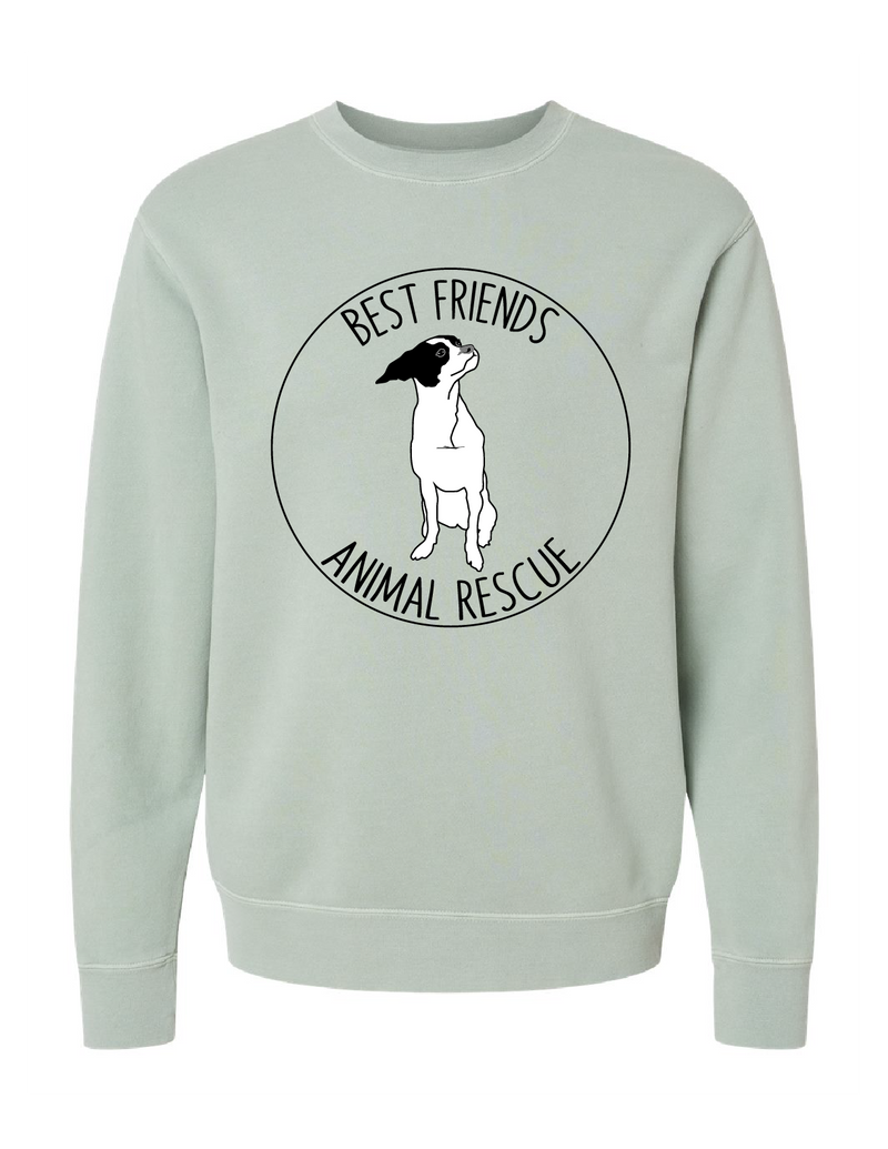 [Pre-Order] BEST FRIENDS ANIMAL RESCUE - Sage Crewneck