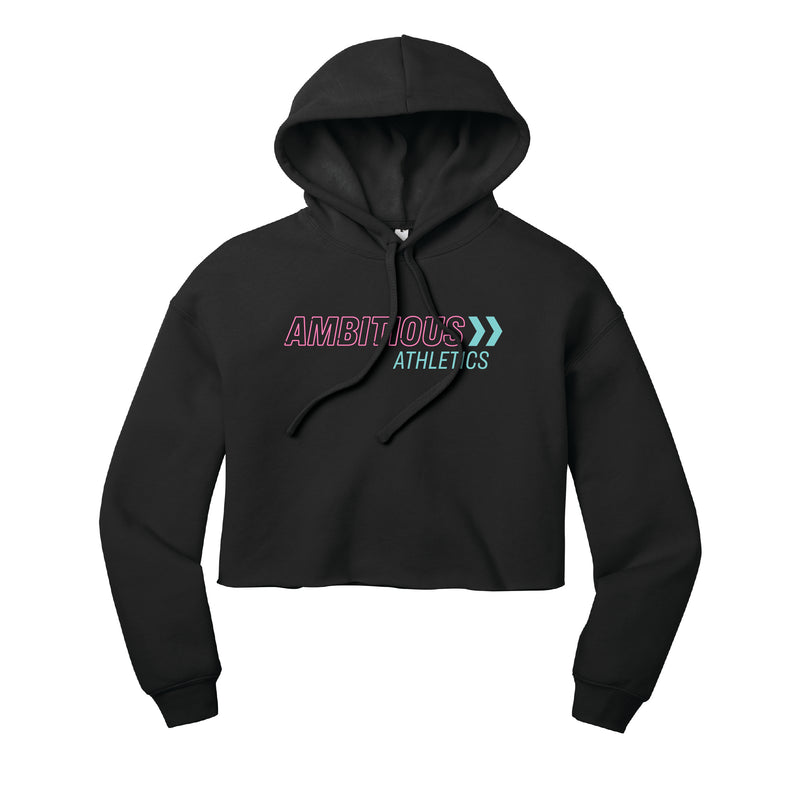 Ambitious Athletics : NEON CROP HOODIE