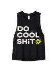 [Pre-Order]  DO COOL SHIT Wicked Iron Strength - Racerback Crop Black