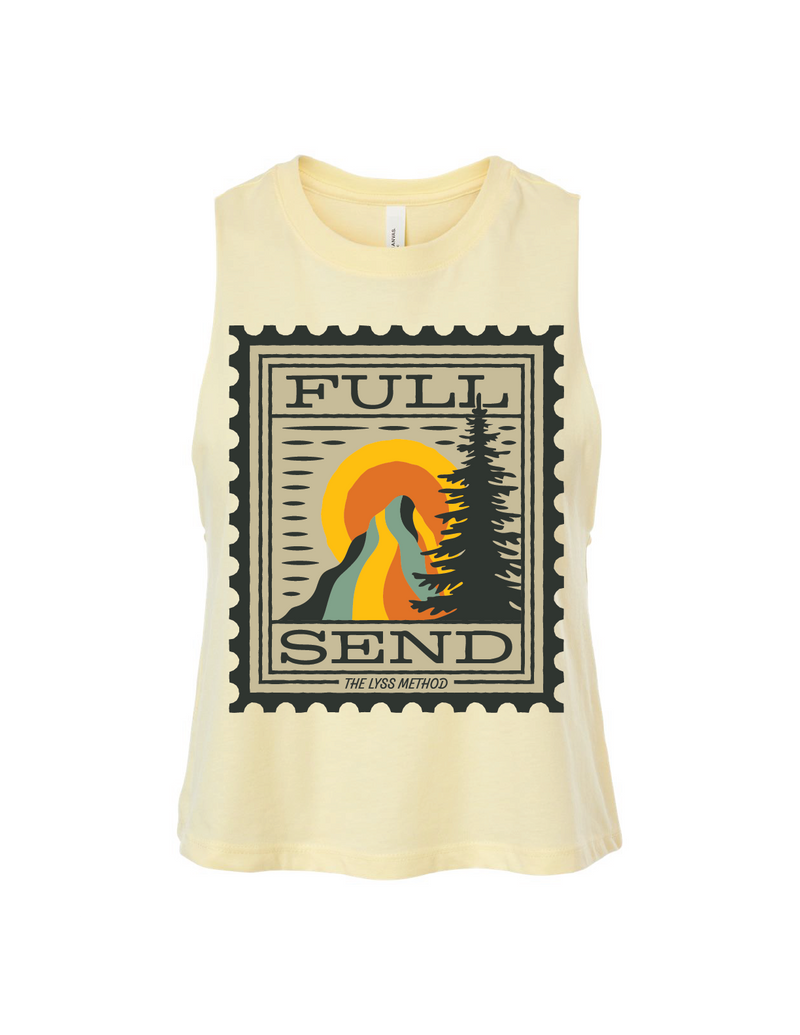 [Pre-Order] STAMP FULL SEND - Racerback Crop