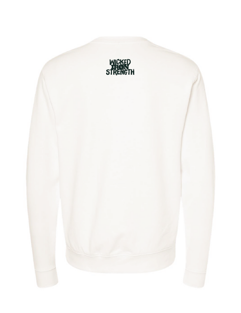[Pre-Order]  DO COOL SHIT Wicked Iron Strength - Crewneck Vintage White
