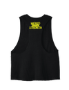 [Pre-Order]  DO COOL SHIT Wicked Iron Strength - Racerback Crop Black