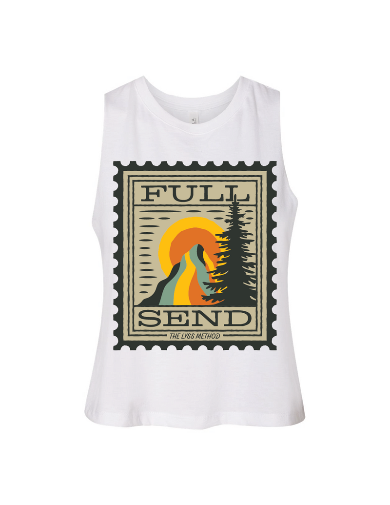 [Pre-Order] STAMP FULL SEND - Racerback Crop