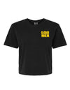 LOAD WOMEN THROWBACK Comfort Colors - Women's Heavyweight Boxy T-Shirt in BLACK