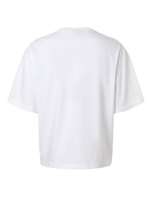 LOAD WOMEN SQUARE Comfort Colors - Women's Heavyweight Boxy T-Shirt in WHITE