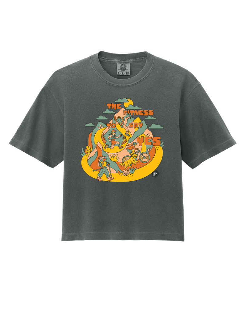 [Pre-Order] SAY YES FULL SEND - Women's Heavyweight Boxy T-Shirt