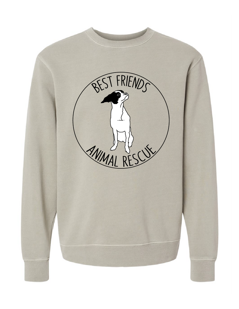 [Pre-Order] BEST FRIENDS ANIMAL RESCUE - Cement Crewneck