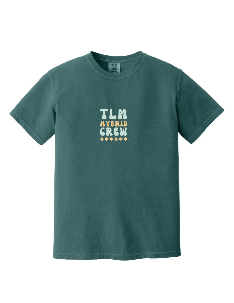 [Pre-Order] TLM HYBRID UNISEX BLUE SPRUCE HEAVYWEIGHT TEE