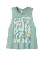 [Pre-Order] TLM RACERBACK CROP: DUSTY BLUE