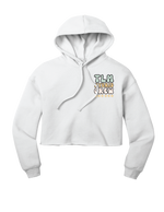 [Pre-Order] TLM HYBRID UNISEX PURE WHITE CROP HOODIE