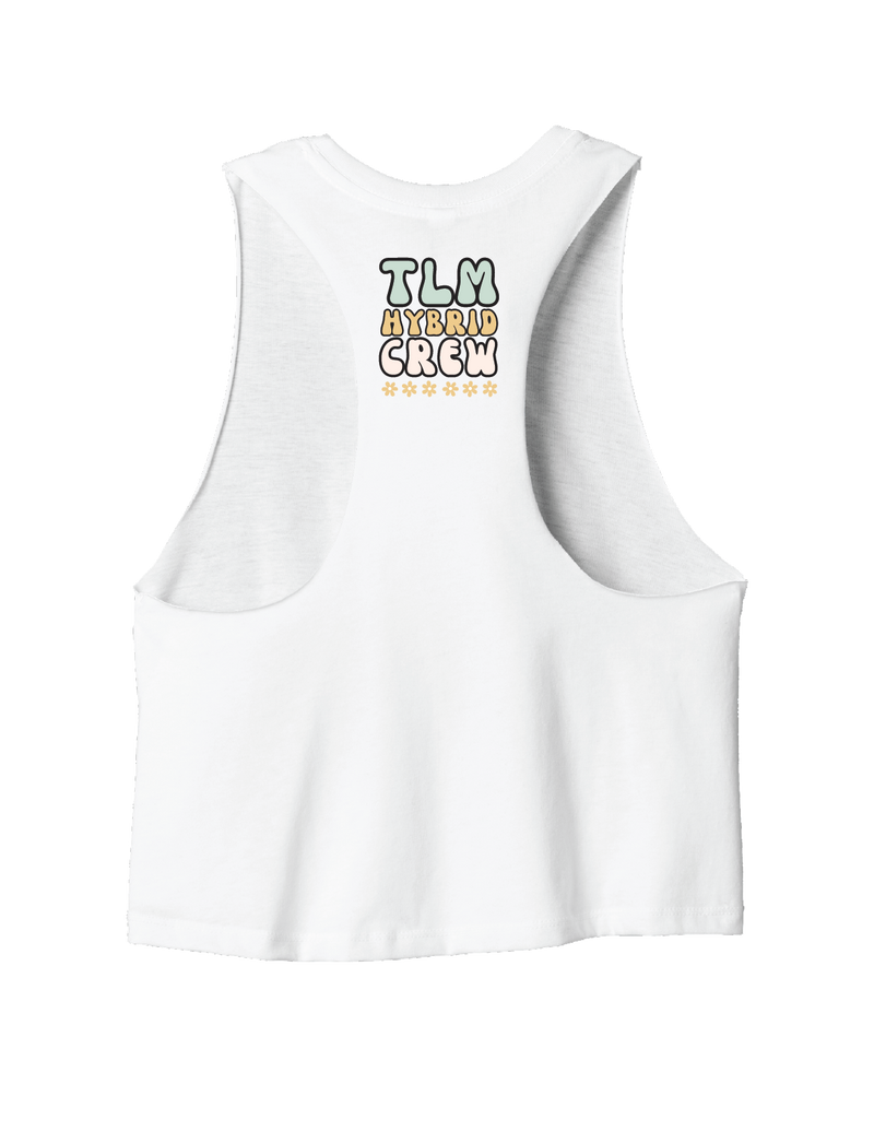 [Pre-Order] TLM RACERBACK CROP: WHITE