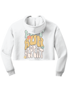 [Pre-Order] TLM HYBRID UNISEX PURE WHITE CROP HOODIE