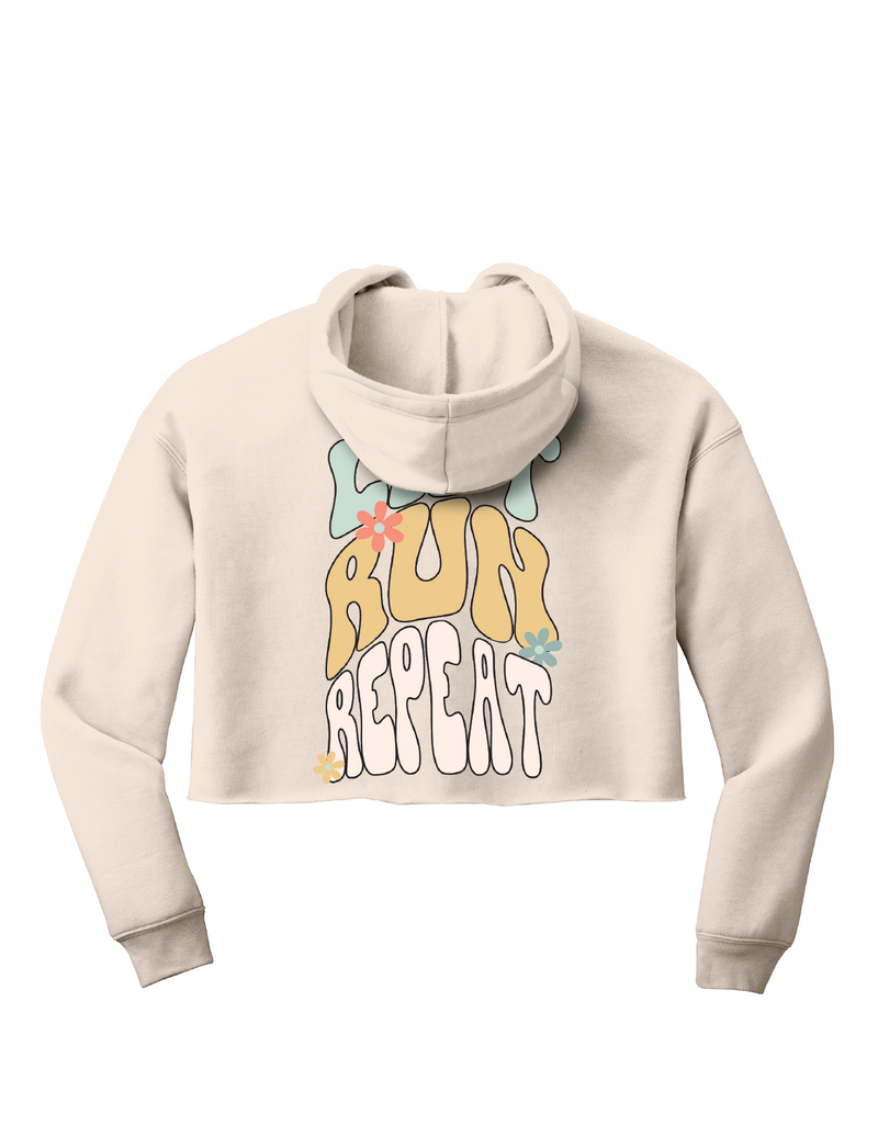 [Pre-Order]  TLM HYBRID UNISEX HEATHER DUST CROP HOODIE