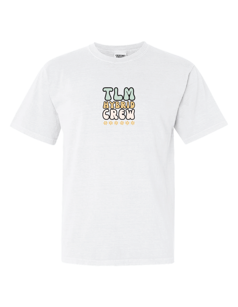 [Pre-Order] TLM HYBRID UNISEX PURE WHITE HEAVYWEIGHT TEE