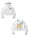 [Pre-Order] TLM HYBRID UNISEX PURE WHITE CROP HOODIE