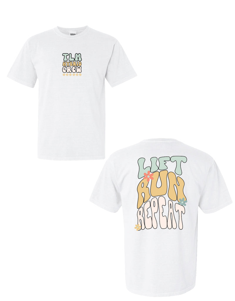 [Pre-Order] TLM HYBRID UNISEX PURE WHITE HEAVYWEIGHT TEE