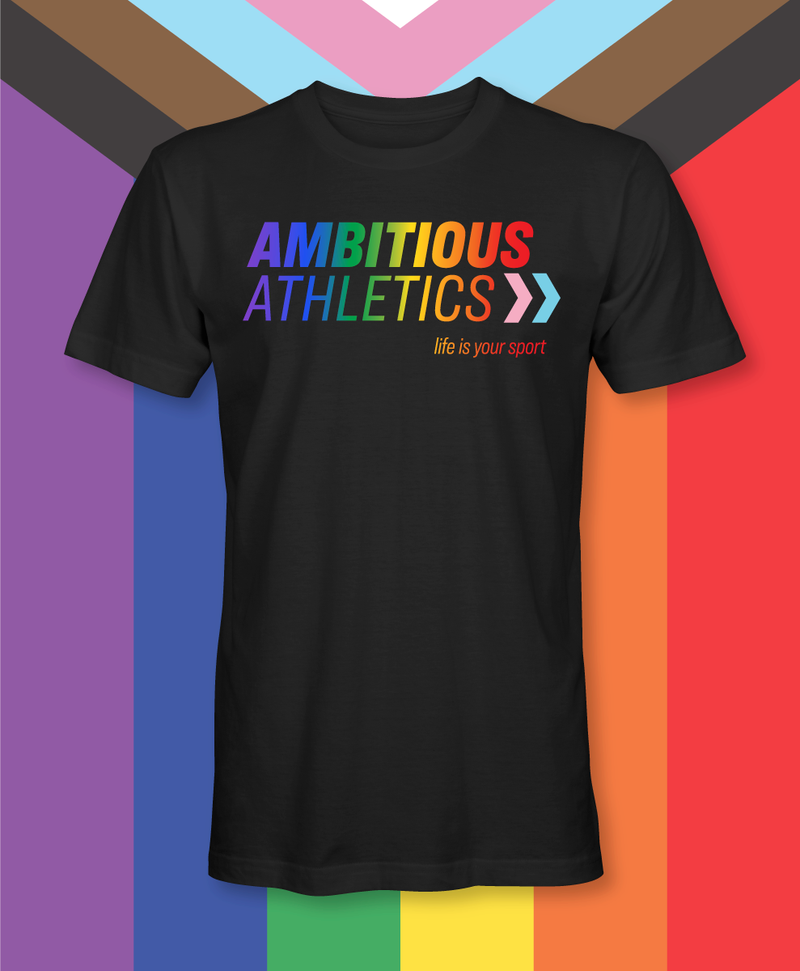 PREORDER AMBITIOUS ATHLETICS "PRIDE IN EQUALITY" HEAVYWEIGHT COMFORT COLORS TEE