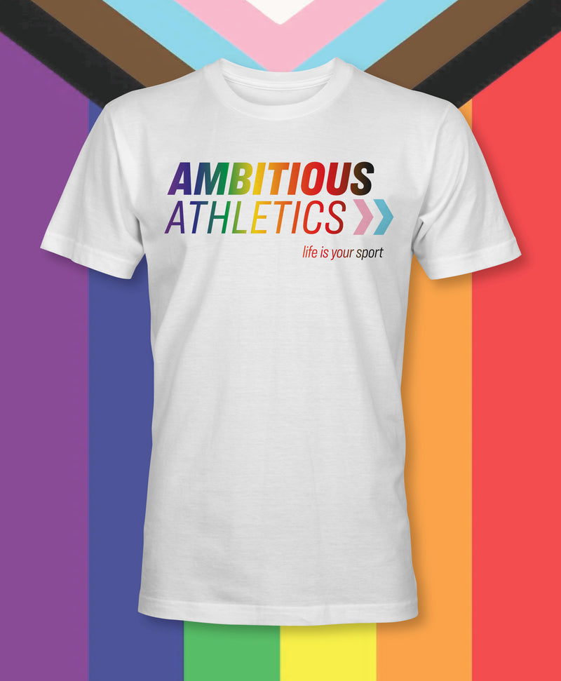 PREORDER AMBITIOUS ATHLETICS "PRIDE IN EQUALITY" HEAVYWEIGHT COMFORT COLORS TEE